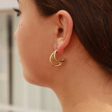 Janet Statement Layered Hoop Earrings