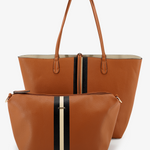 Remi/Reid - Bags - Purses & Handbags - Departure Tote Stripe Bag - MTT Collective