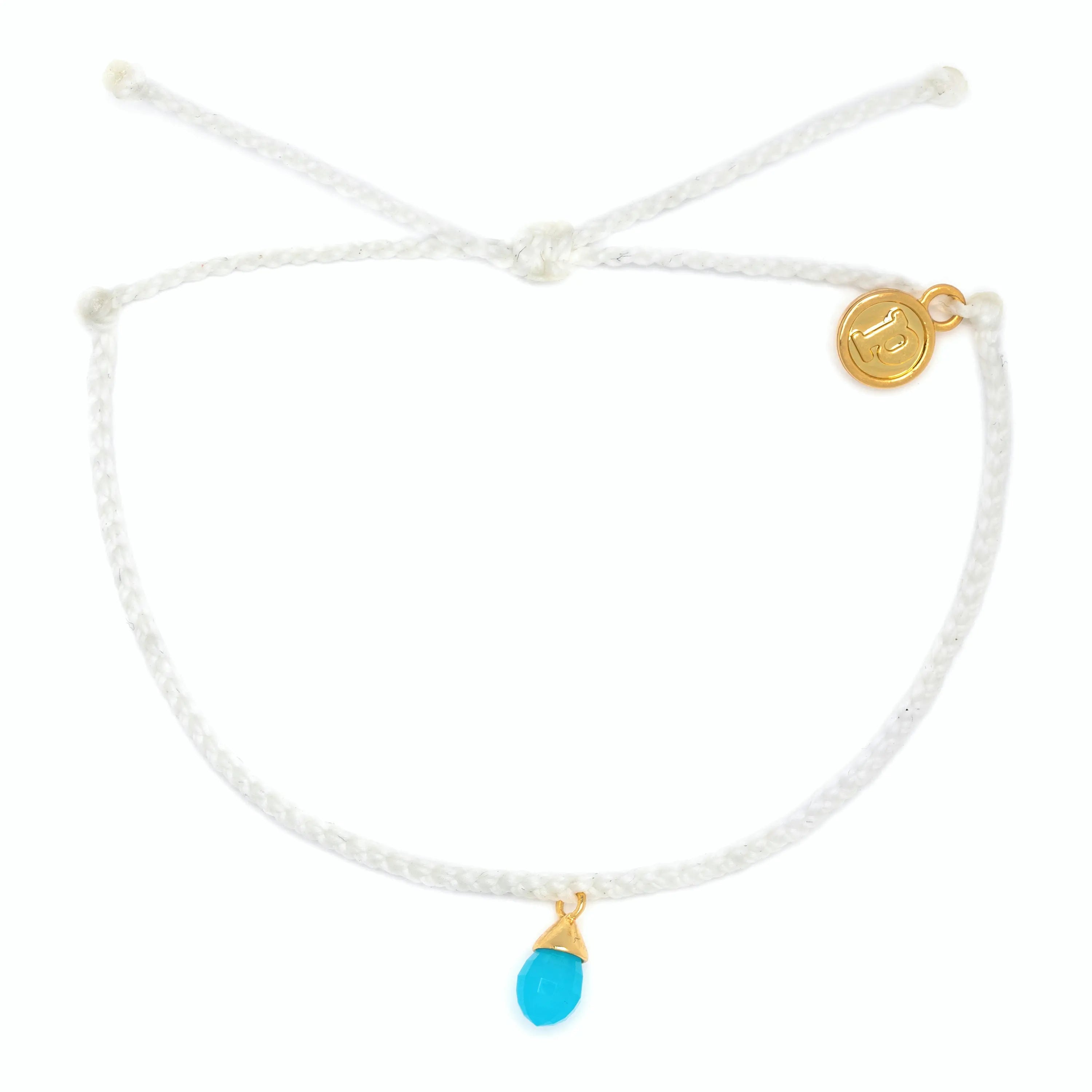 Pura Vida Water Drop Gold Charm Bracelet - MTT Collective