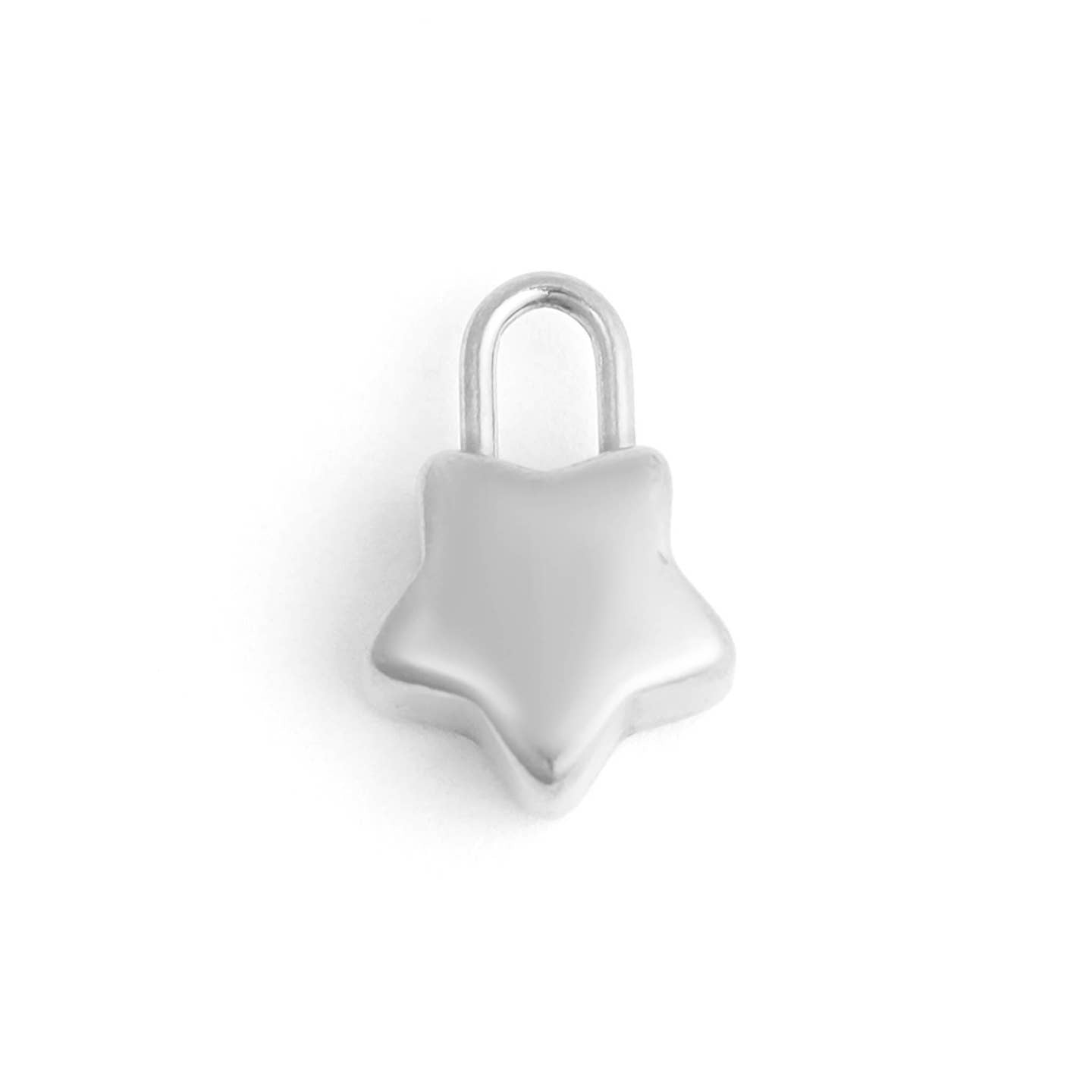 MTT Jewelry - Jewelry - Charms - Star Padlock Charm - MTT Collective