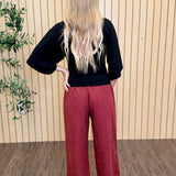 Sable Wide Leg Pocket Pant
