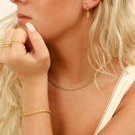 Ashley Gold Stainless Steel PVD Rope Chain Necklace - MTT Collective