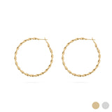 Aubrey Twist Hoop Earrings