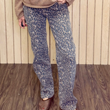 Ella Cheetah Print High Rise Classic Straight