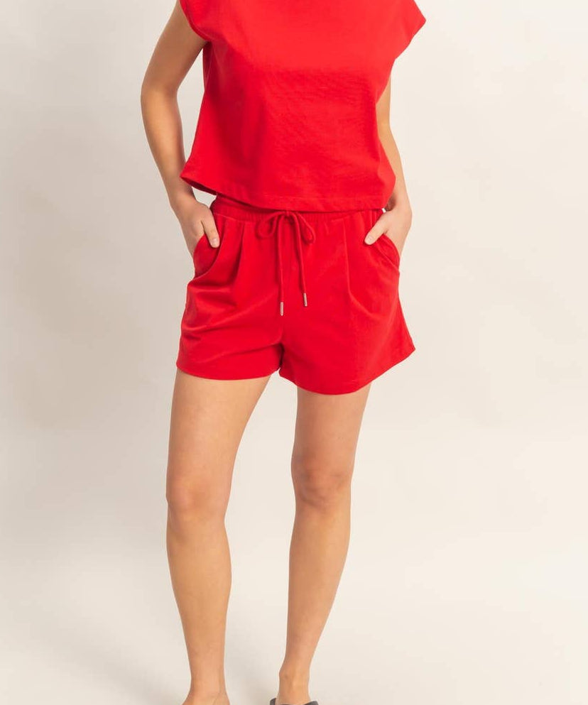 Kayla Cap Sleeve Boxy Top