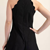 Hattie Scallop Halter Romper