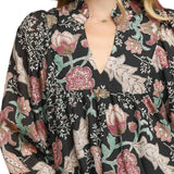 Lila Ruffle Neck Mini Dress