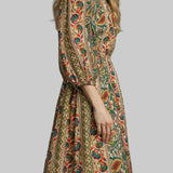 Sienna Boho Floral Midi Dress