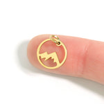 MTT Jewelry - Jewelry - Charms - Stainless Steel Mountain Charm - MTT Collective