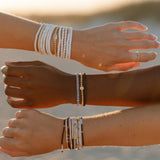 Seascape Vinyl Disc Stretch Bracelet - MTT Collective
