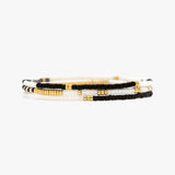 Mixed Seed Bead Stretch Bracelet Set Of 3 - MTT Collective