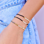 Mixed Seed Bead Stretch Bracelet Set Of 3 - MTT Collective