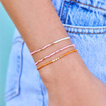 Mixed Seed Bead Stretch Bracelet Set Of 3 - MTT Collective