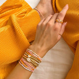 Mixed Seed Bead Stretch Bracelet Set Of 3 - MTT Collective