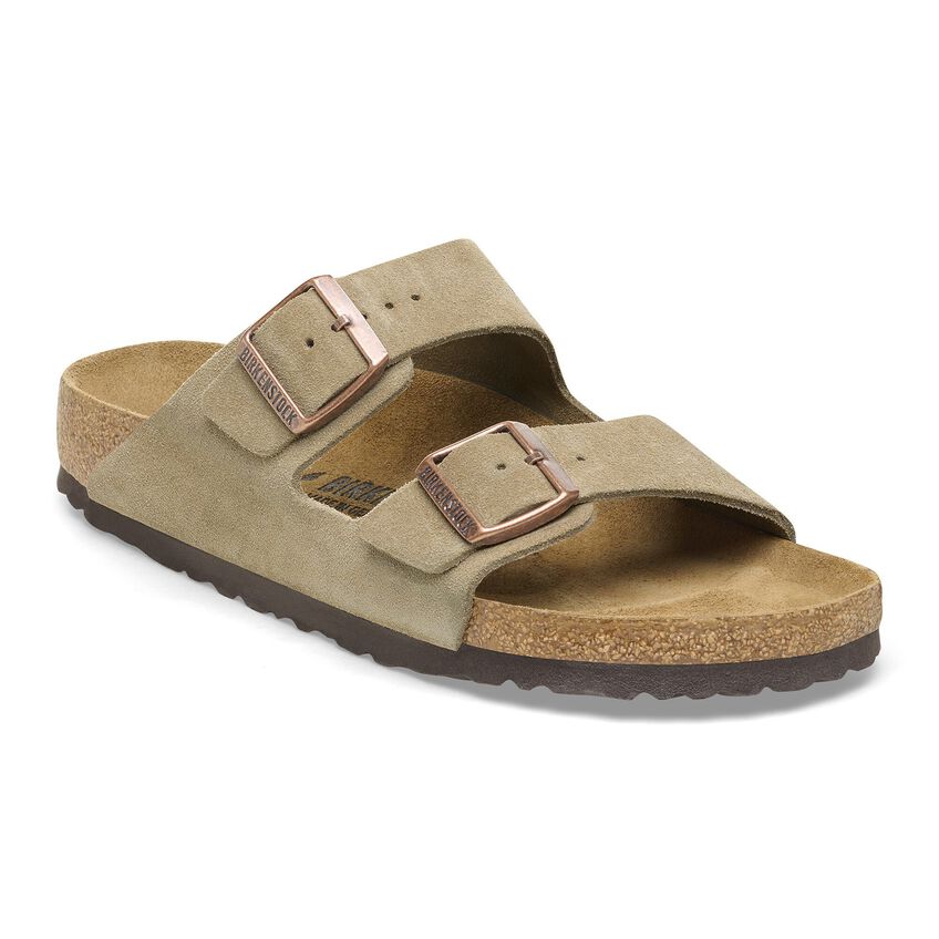 Birkenstock - Womens - Shoes - Sandals - Arizona Suede Leather Sandals - MTT Collective