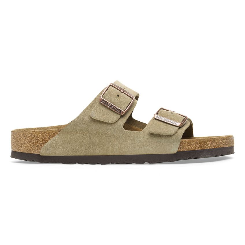 Birkenstock - Womens - Shoes - Sandals - Arizona Suede Leather Sandals - MTT Collective