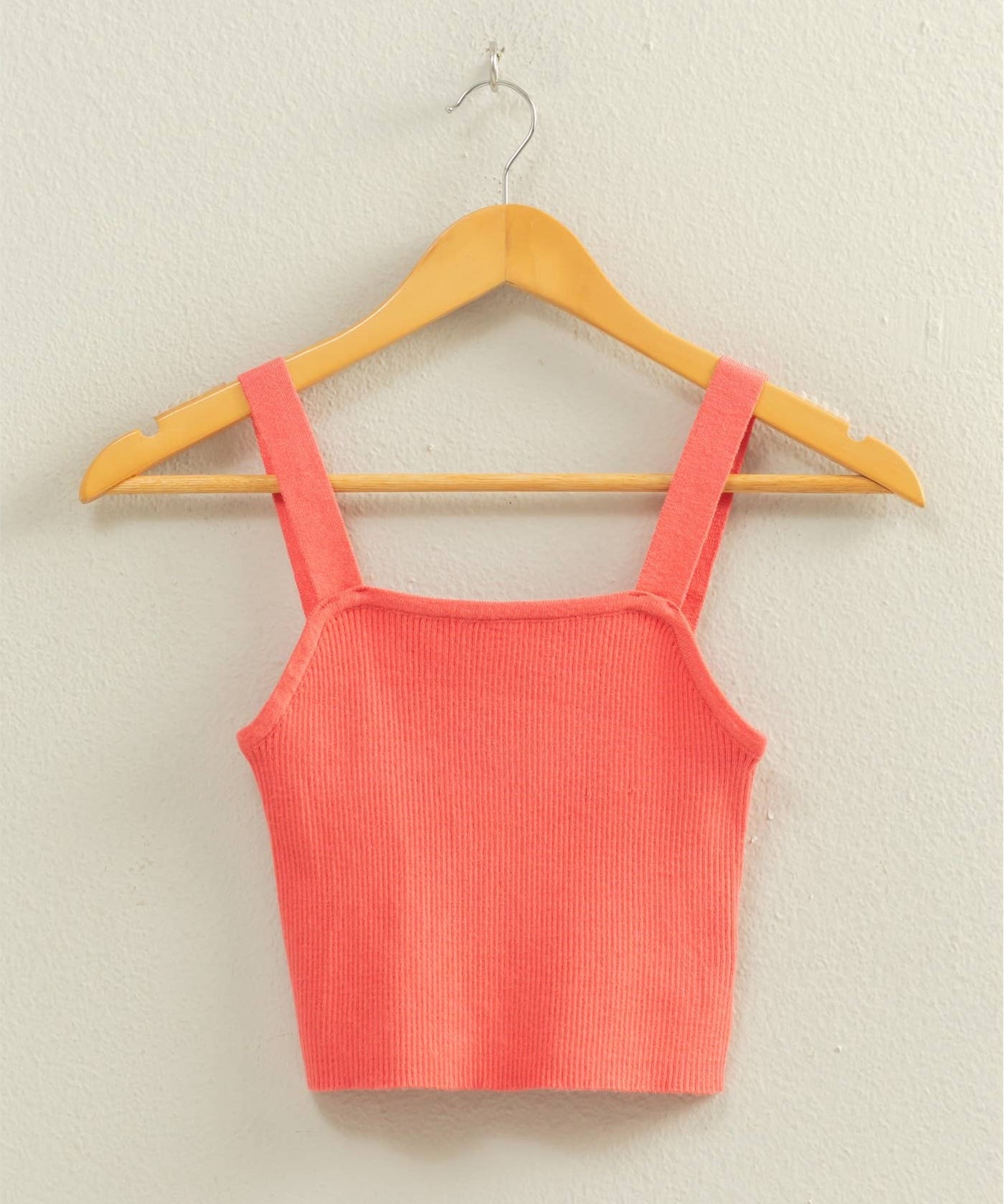 Ribbed Cropped Tank Top