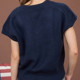 Maeve V-Neck Knit Sweater Vest