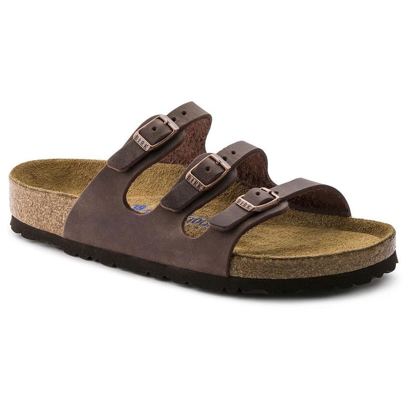 Birkenstock - Womens - Shoes - Sandals - Florida Soft Footbed Oiled Leather Sandal - MTT Collective