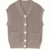 Camille Crochet Knit Vest