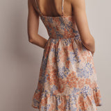 Sunset Ruffle Mini Dress