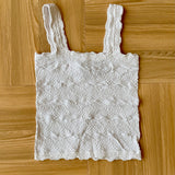 Julie Lace Textured Square Top