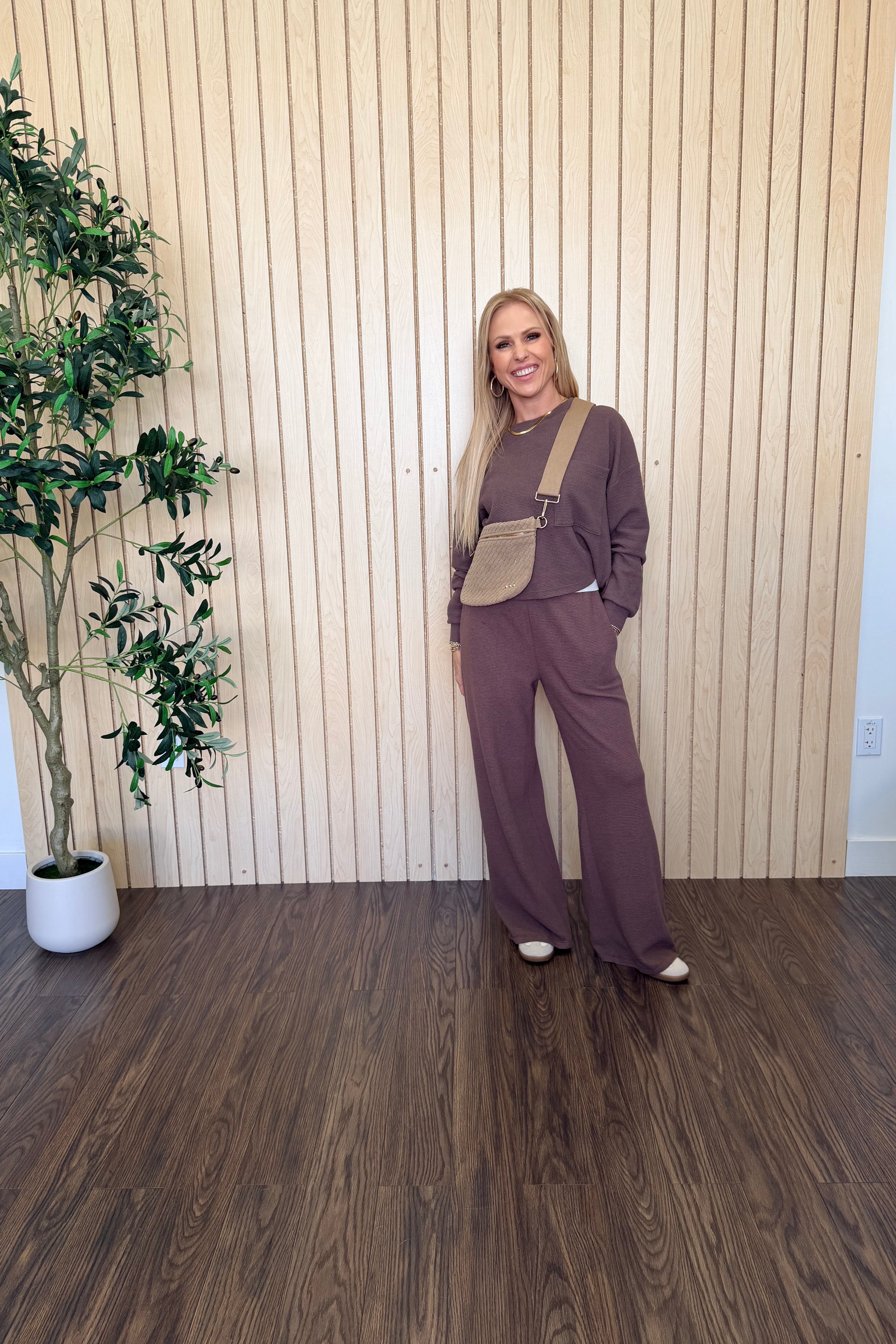Juniper Cloudy Knit Wide Leg Pant