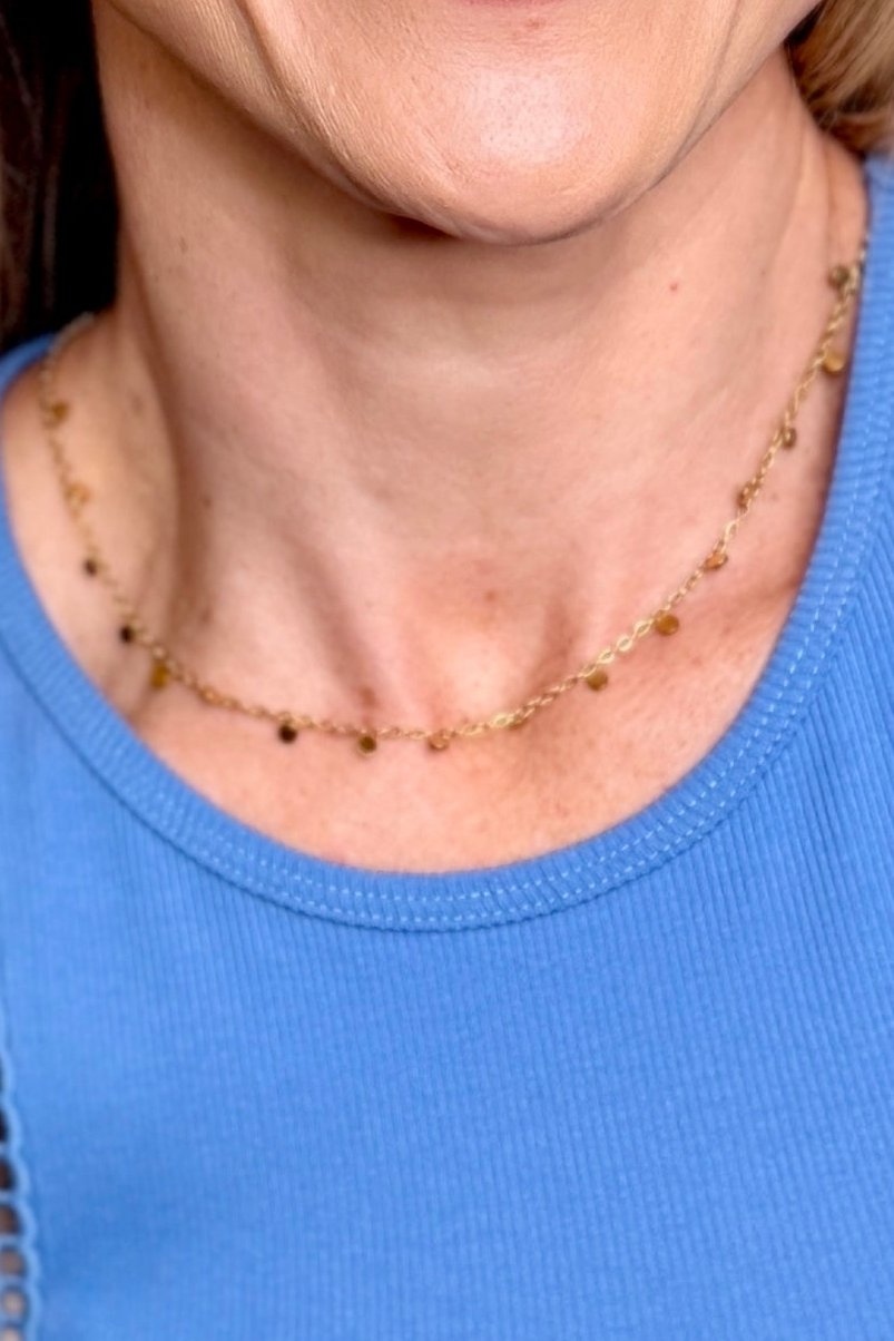 Disc Chain Necklace