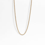 Ashley Gold Stainless Steel PVD Rope Chain Necklace - MTT Collective