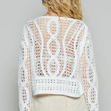 Carlota Long Sleeve Crochet Top