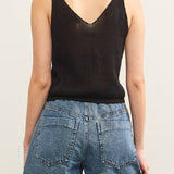 Sandra Knitted Floral Sweater Cami Top