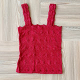Julie Lace Textured Square Top