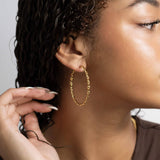 Aubrey Twist Hoop Earrings