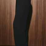 Coastal Wide Leg Chiffon Pants in Black, side
