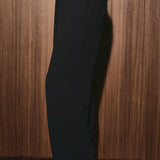 Coastal Wide Leg Chiffon Pants in Black, side
