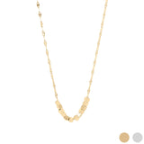 Linda Lip Chain Bead Necklace