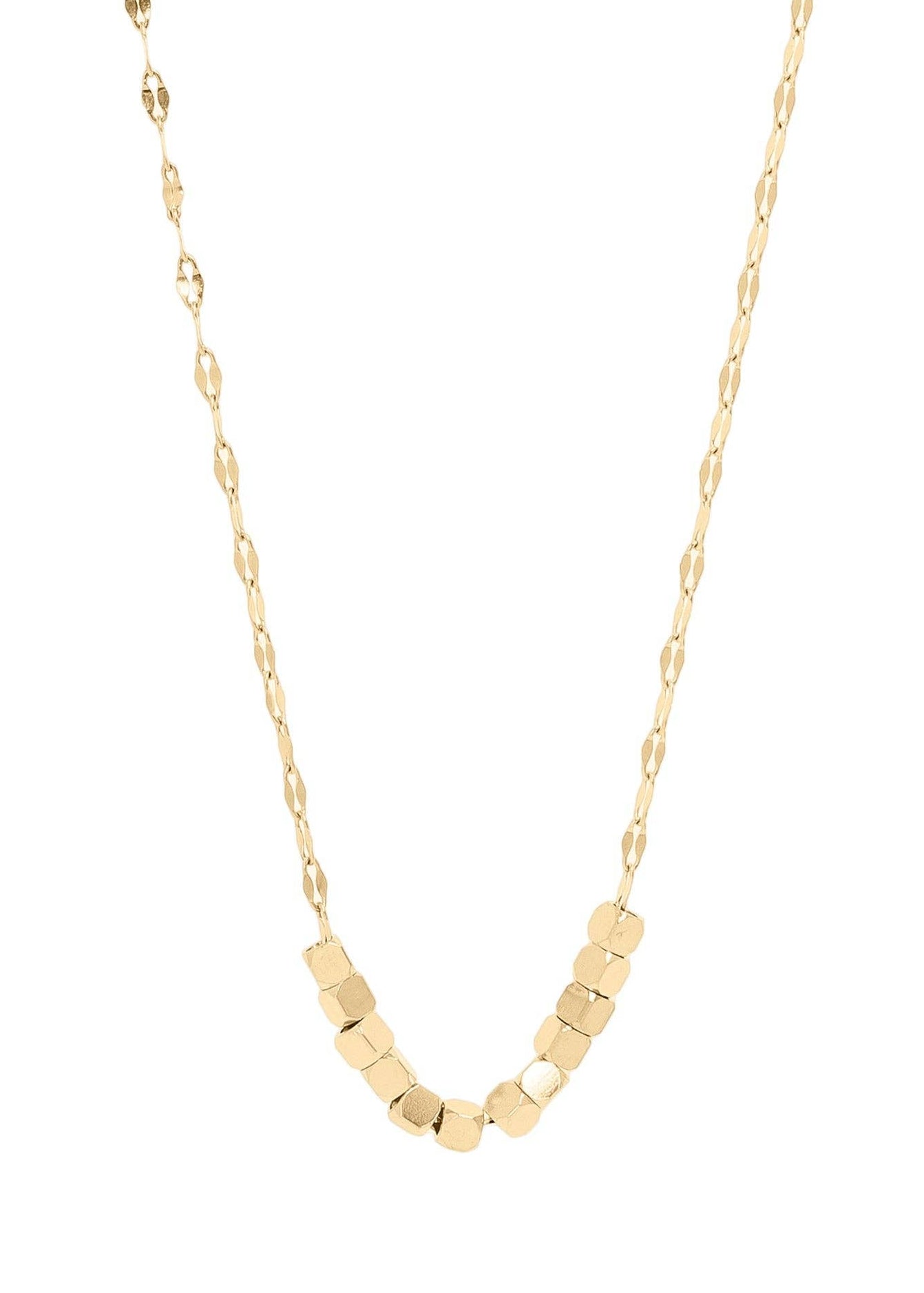 MTT Jewelry - Jewelry - Necklaces - Linda Lip Chain Bead Necklace - MTT Collective