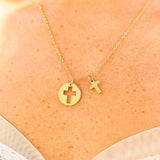 MTT Jewelry - Jewelry - Necklaces - Heidi Cross Cutout Necklace - MTT Collective