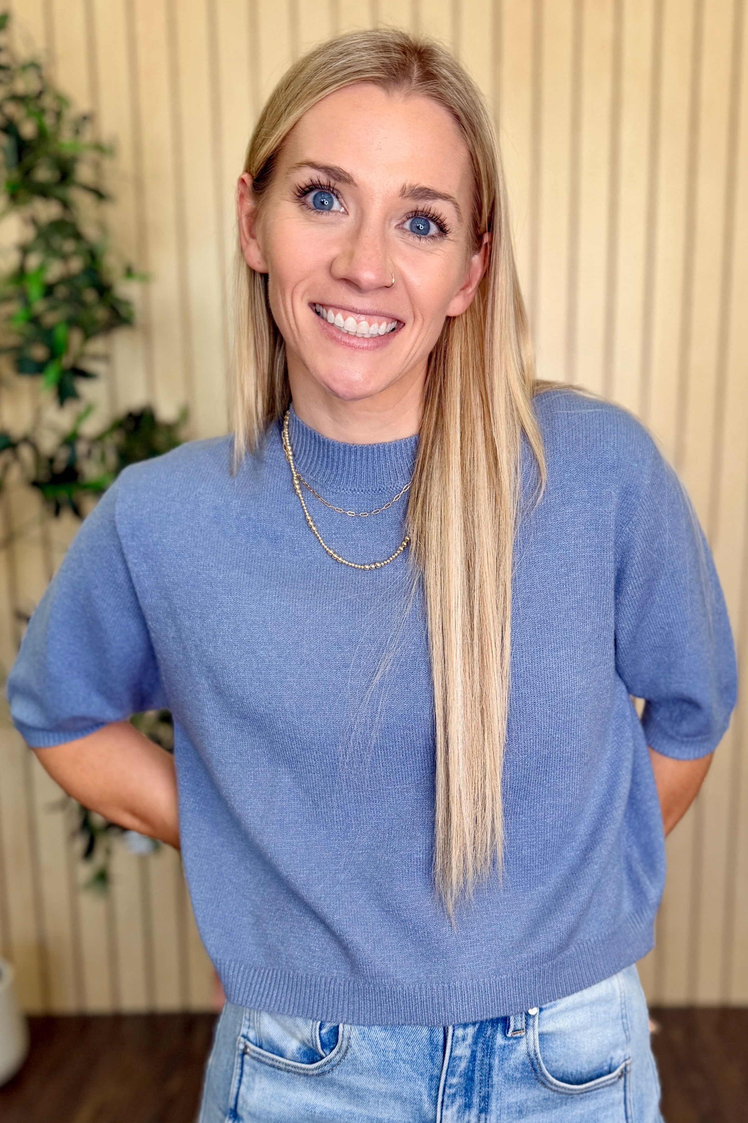 Clover Short Sleeve Sweater
