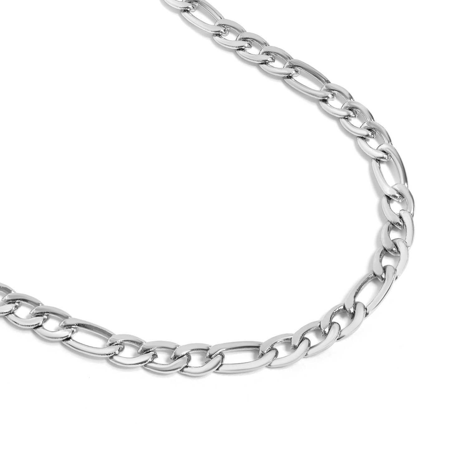 Avery Gold Stainless Steel Figaro Chain Necklace - MTT Collective