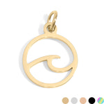 MTT Jewelry - Jewelry - Charms - Stainless Steel Wave Charm - MTT Collective