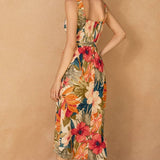 Cypress Tulip Hem Wrap Dress