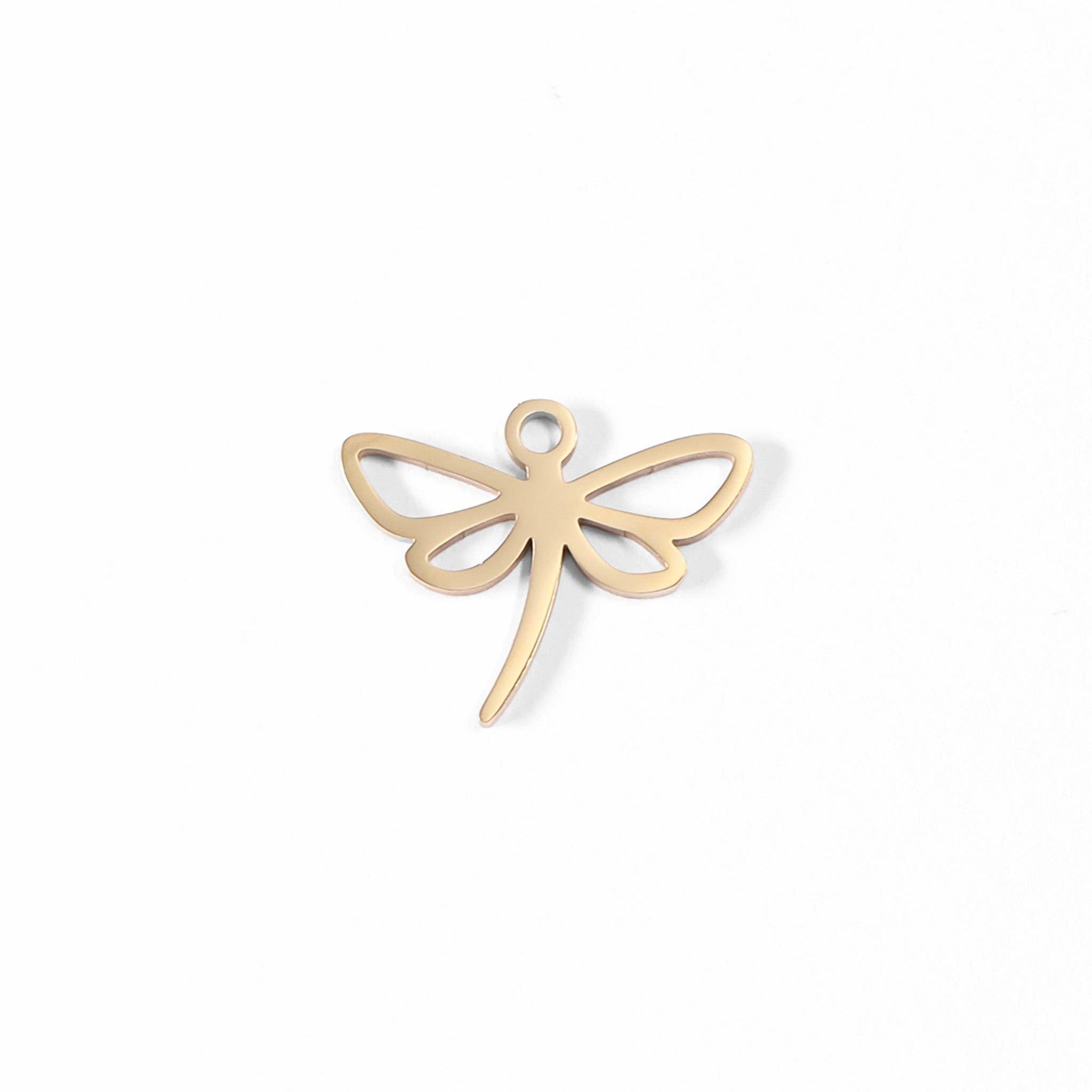 MTT Jewelry - Jewelry - Charms - Dainty Dragonfly Charm - MTT Collective