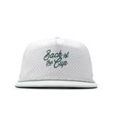 melin Hydro Coronado Links snapback hat in White / Green - side view