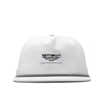 melin Coronado Brick Hydro snapback hat in White - front view