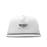 melin Coronado Brick Hydro snapback hat in White - front view