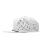 melin Coronado Brick Hydro snapback hat in White - side view