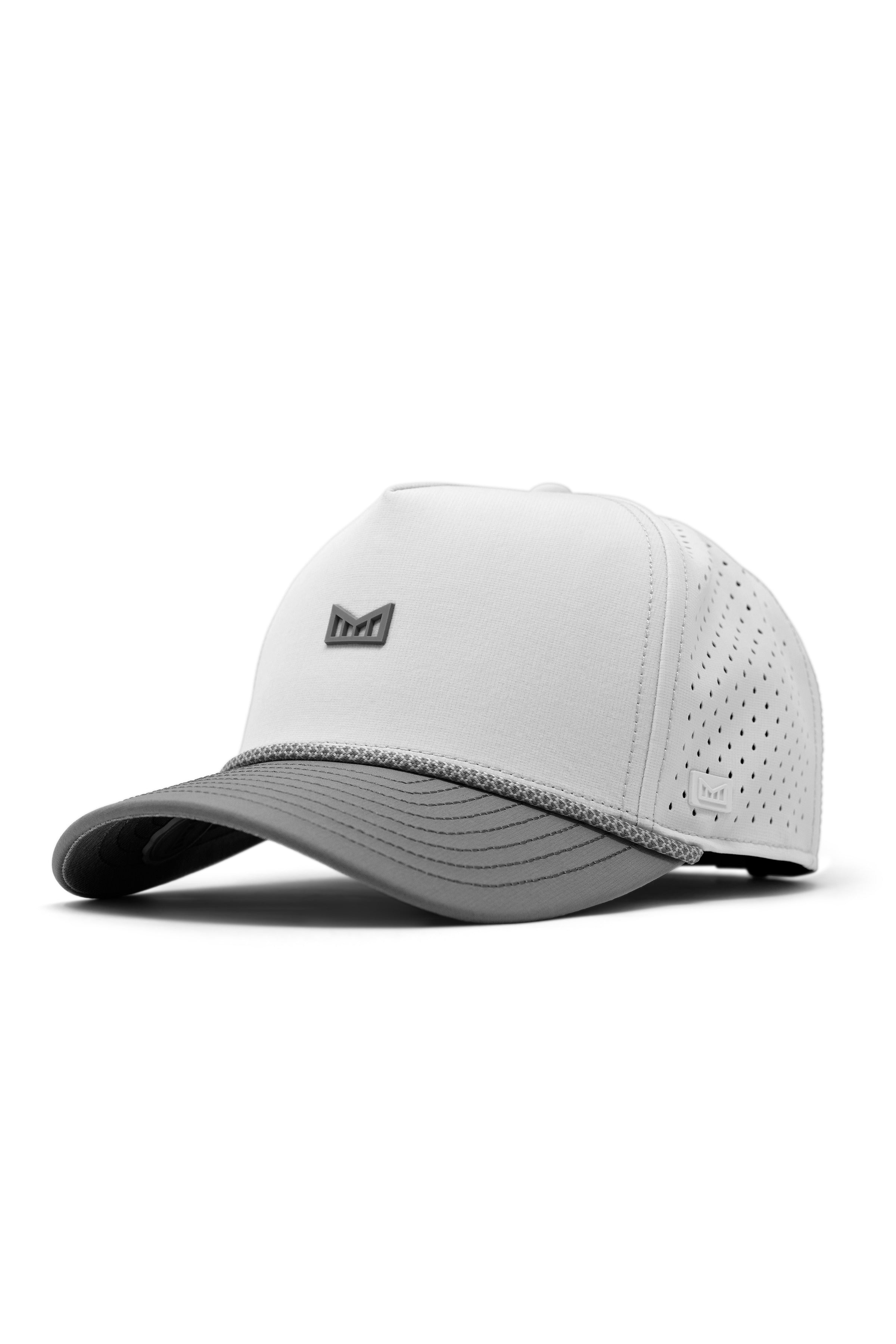 Melin Odysea Rope Bulls Icon Hydro snapback in White/Grey