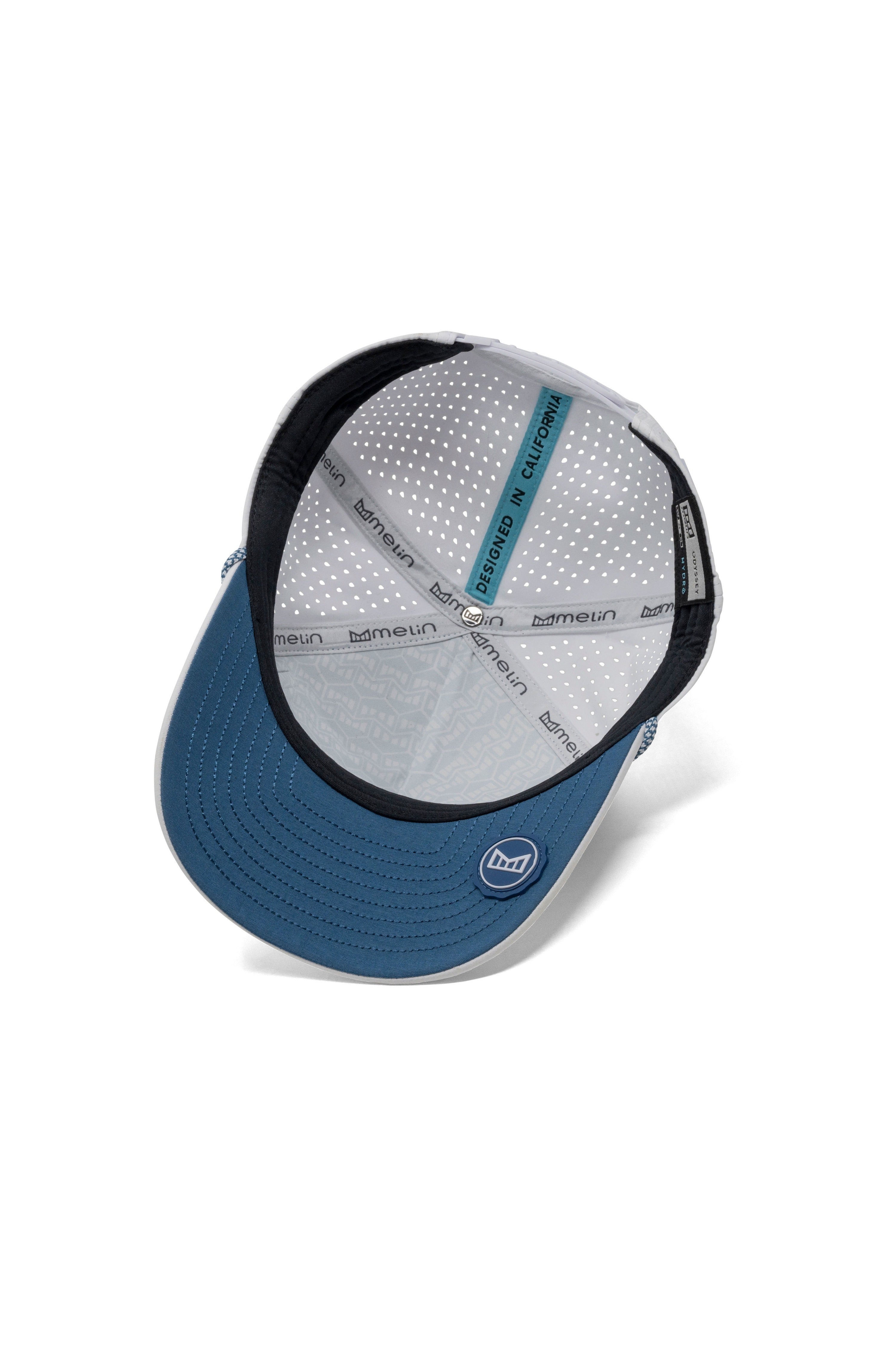 Melin Hydro Odysea Rope Seaport snapback interior lining and undervisor detail