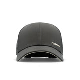 The frontal view of the melin Vintage Fit Compass Hydro hat in faded black